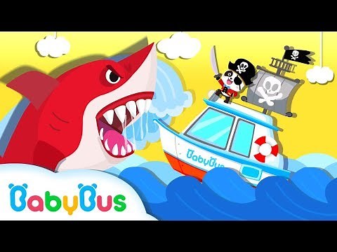 Pirate Adventure Cartoon for Kids | Treasure Hunt with Shark | BabyBus