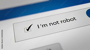 Mouse Cursor Clicking CAPTCHA "I'm not robot" Checkbox, For challenge–response Test Service ( Determine Whether or Not the User is Human)