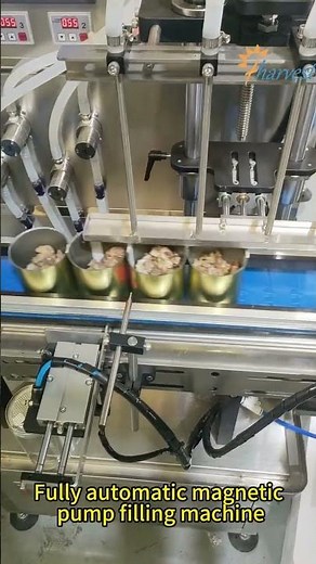 Fully automated 4 head magnetic pump accurate filling machine filler dosing equipment automatic