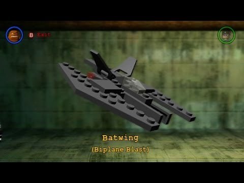 LEGO Batman - All Red Bricks, Suit Upgrades and Minikit Statues