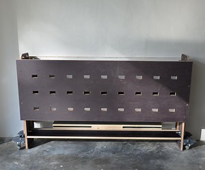 Workbench X - a Foldable Workbench Into a Garage or Workshop