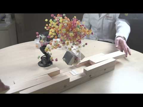 Super-strong neodymium magnets destroying everyday items in slow motion