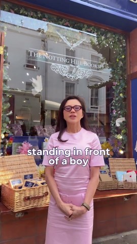 The iconic Notting Hill scene brought to life
