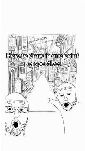 How to draw one point perspective #drawing #arttutorial #art
