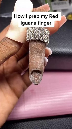 Watch me prep my red iguana finger #nails #kulturedbeauty #nailtutorial #BeautyTutorial #nailart #nailtutorial