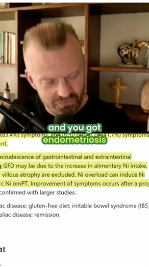 Low Nickel Diet: Cure Celiac, Endometriosis, IBS Symptoms! #shorts