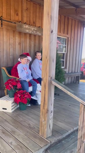 He’s here and ready to see you! 🎅🏼 | Southern Cypress Christmas Tree Farm
