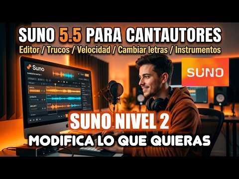 Suno 5.5 - EDITA tu canción y cambia LETRAS e INSTRUMENTOS fácil