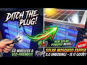 Mosquito Zapper setup how to insgtructions (solar powered with battery)