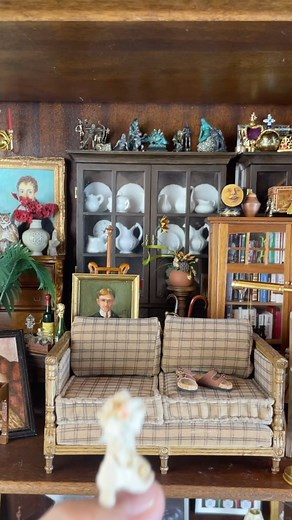 3.4K views · 591 reactions | Victorian leather boots embellished with fabric flowers in 1/12 scale by the talented IGMA Fellow Sylvia Roundtree from the Doll Cobbler. These boots are part of a “Ladies Travel” lot that heads to auction tomorrow as part of my holiday estate sale. LINK IN BIO to see the latest offering! #victorianlife #shoes #mini #miniature #dollhouse #miniac #igma #artist #shoecobbler #shoemaker #boots #victorianfashion | D. Thomas Miniatures | Facebook