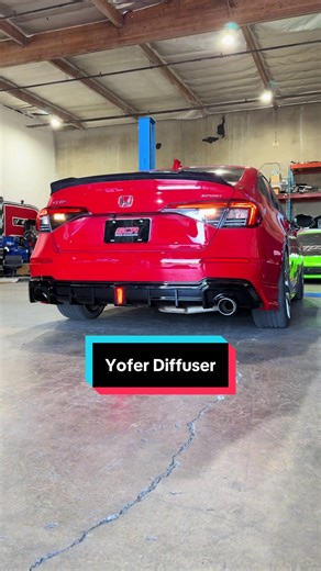 Sold and Installed Yofer Rear Diffuser on 11th Gen Civic #11thgencivic #fyp #foryoupage #explorer #explorepage✨