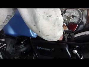 Motto Guzzi air filter change
