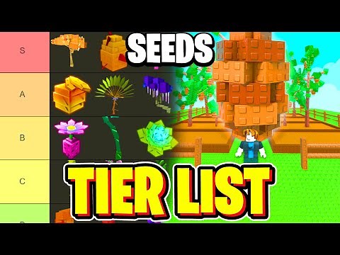 *NEW* GROW A GARDEN SEEDS TIER LIST! (BEST PLANTS/CROPS In GROW A GARDEN ZEN UPDATE) Roblox