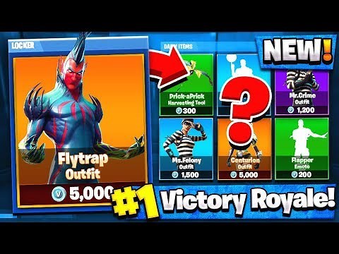 NEW Fortnite "Flytrap" SKINS GAMEPLAY! - Fortnite: Battle Royale Live w/ My Little Brother