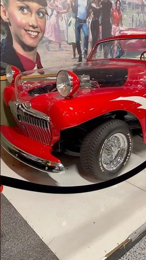 Greased Lighting Movie car built on 1946 Ford at Volo Museum