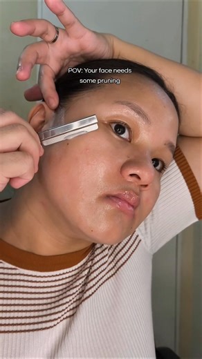 Dermaplaning at Home #skincareshorts #dermaplaningfacial