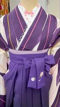 [Classic Ribbon Tie for Hakama] This is a variation on how to tie the ties of a hakama. It's a cl...