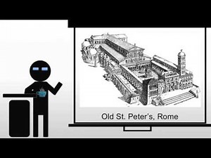 Old St Peters Basilica in Rome