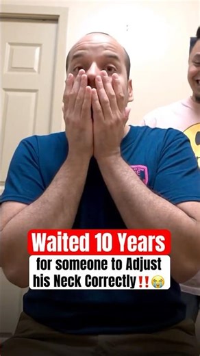 FIREFIGHTER NEEDED TO GET OUT OF NECK PAIN 😱😭 #chiropractic #backpain #neckpain #trending