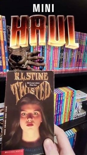 Book Haul - ALL R.L. Stine - Point Horror & More! - BookTube Short!