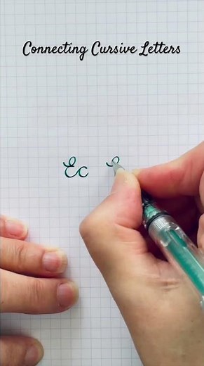 How to Connect Cursive Letters | cursive handwriting | handwriting practice | asmr | relaxing