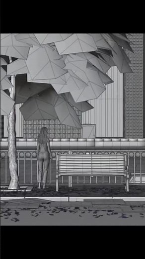 Realistic 3D Environment: Feeling the Vibes ✨#3danimation #blender3d #blender #shorts