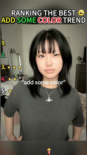 Ranking the Best Add Some Color Trend #tiktok #trend #reels #reelschallenge