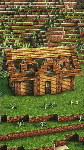 Minecraft Simple Oak House 🏠 Full tutorial is on my channel!