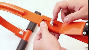 2 PK Heavy Duty Ladder Roof Hook with Wheel Rubber Grip T-Bar,Suitable for Climbing Steep Roofs, Able to Bear 500 Pounds