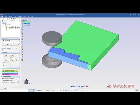 Fikus VisualCAM ST basic programming: Open Contour 2 axis for AgieCharmilles CUT P 550