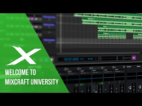 Mixcraft University | Welcome to Mixcraft University