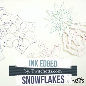 75K views · 116 reactions | Make your paper snowflakes pop this season with a fun inked edge! | Construction Paper Crafts for Kids | Facebook