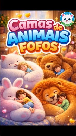 Camas FOFAS de animais 🐶🦁