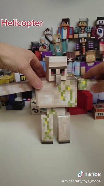 Железный Голем 3D-игрушка из Майнкрафт