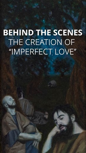 Staying awake in the temple isn't always easy. Courtney's experience on an especially tiring day inspired her to create a beautiful, empathetic painting of Christ’s Apostles, reminding us of God’s awareness of our efforts, imperfect as they may be. Listen to her story. Give your own “imperfect love” to Christ. | The Liahona Magazine