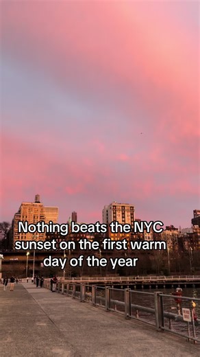 Beautiful #sunset #view #NYC #fyp | NYC Sunset