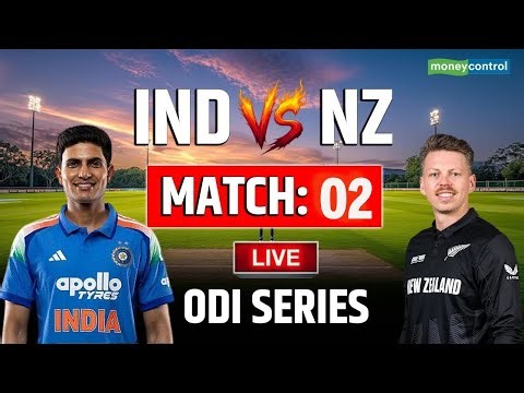 🔴India vs New Zealand LIVE | 2nd ODI LIVE Score Updates | IND vs NZ Live match Score Today
