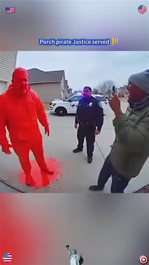 Porch Pirate Immediate Retribution#porchpiratecaught #glitter #package #prank #fyp