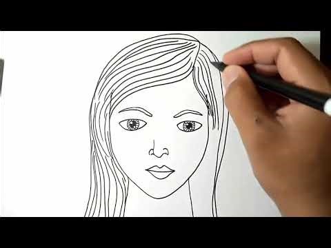 Easy Girl Face Drawing for Kids | How to Draw Basic Girl Face Step by Step