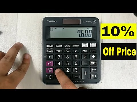 How to Calculate 10 Percent Off a Price