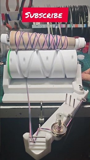 Automatic yarn winder designed for fiber artists knitters and small textile studios #trending #viral