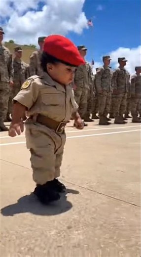 Tiny Toddler General Orders Soldiers to Do Push-Ups 😂 | Cutest Military Commander Ever