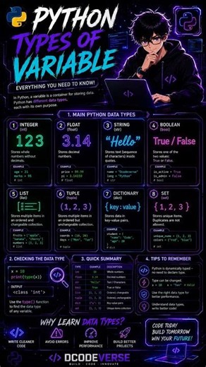 Data Types in Python??🤯 Python Interview Preparation #python #datatypesinpython