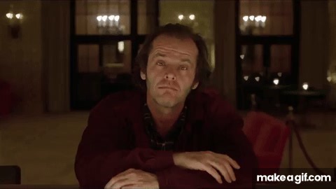 Jack Nicholson laugh (The Shining) on Make a GIF