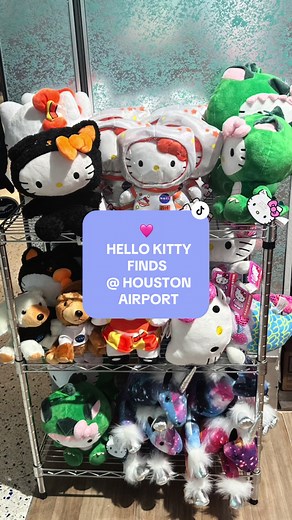 Super cute hello kitty plush finds spotted at Houston IAH Airport - Terminal C departures inside Space Corner 🩷 @hellokitty @sanrio #fyp #hellokitty #hellokittylover #hellokittycheck #hellokittyplush #hellokittyplushies #hellokittyfinds #hellokittyhalloween #hellokittygirl #hellokittycollector #hellokittyfan #hellokittyhunting #shopping #shop #shopaholic #shoppingaddict