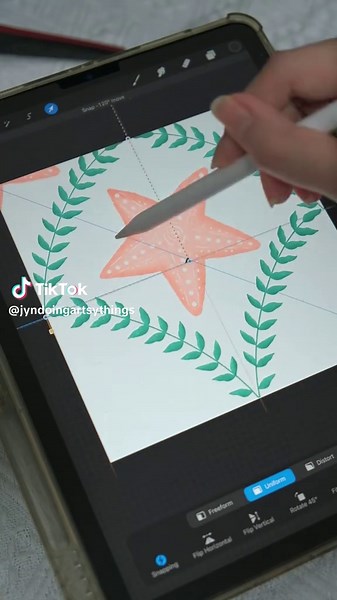 It just keeps repeating ⭐ #patterndesign #seamlesspattern #digitalart #surfacepatterndesign #textileart #arttok #doodleideas