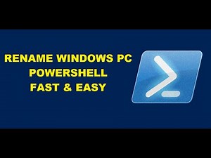 Rename Windows PC PowerShell