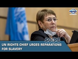 UN rights chief urges reparations for slavery | Scope | Indus News