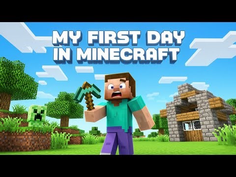 My First Day in Minecraft | Beginner Survival Journey