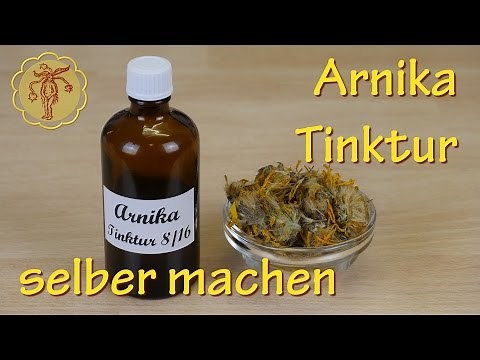 Arnika-Tinktur selber machen